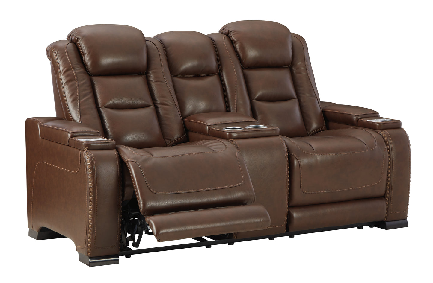 The Man-Den Power Reclining Loveseat with Console