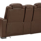 The Man-Den Power Reclining Loveseat with Console