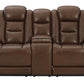 The Man-Den Power Reclining Loveseat with Console