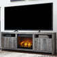 Baystorm 75" TV Stand with Electric Fireplace