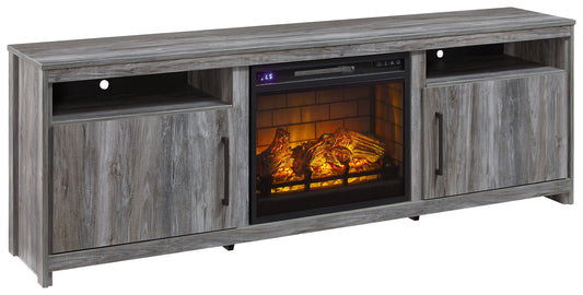 Baystorm 75" TV Stand with Electric Fireplace
