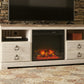 Willowton 64" TV Stand with Electric Fireplace