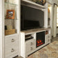 Willowton 4-Piece Entertainment Center with Fireplace