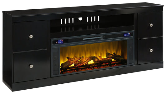 Shay 75" TV Stand with Electric Fireplace