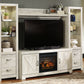 Bellaby 4-Piece Entertainment Center with Electric Fireplace