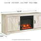 Bellaby 63" TV Stand with Fireplace