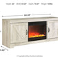 Bellaby 63" TV Stand with Fireplace