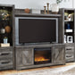 Wynnlow 4-Piece Entertainment Center with Electric Fireplace