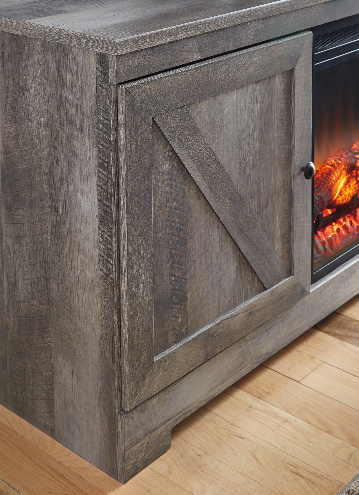 Wynnlow 63" TV Stand with Fireplace