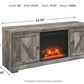 Wynnlow 63" TV Stand with Fireplace