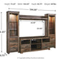 Trinell 4-Piece Entertainment Center