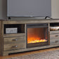 Trinell 63" TV Stand with Electric Fireplace