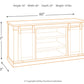 Budmore 60" TV Stand
