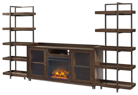 Starmore 3-Piece Entertainment Center with Electric Fireplace