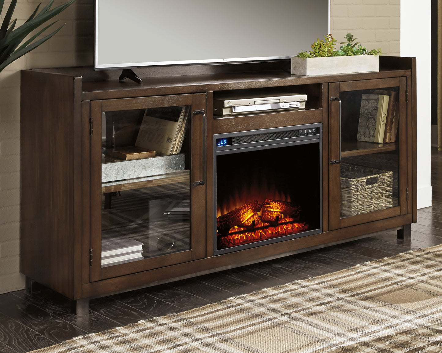 Starmore 70" TV Stand with Electric Fireplace