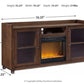 Starmore 70" TV Stand with Electric Fireplace
