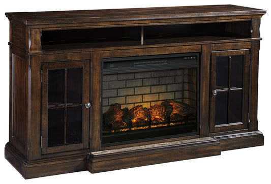 Roddinton 74" TV Stand with Electric Fireplace