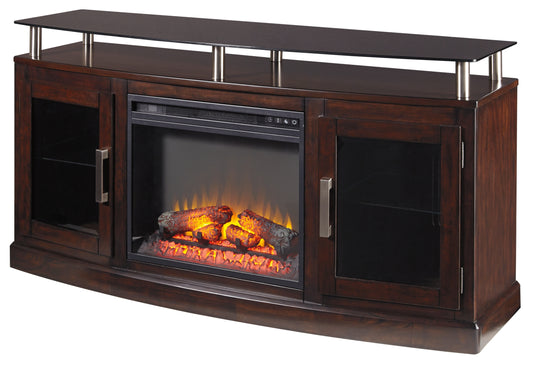 Chanceen 60" TV Stand with Electric Fireplace