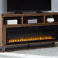 Royard 65" TV Stand with Electric Fireplace