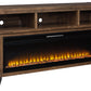 Royard 65" TV Stand with Electric Fireplace