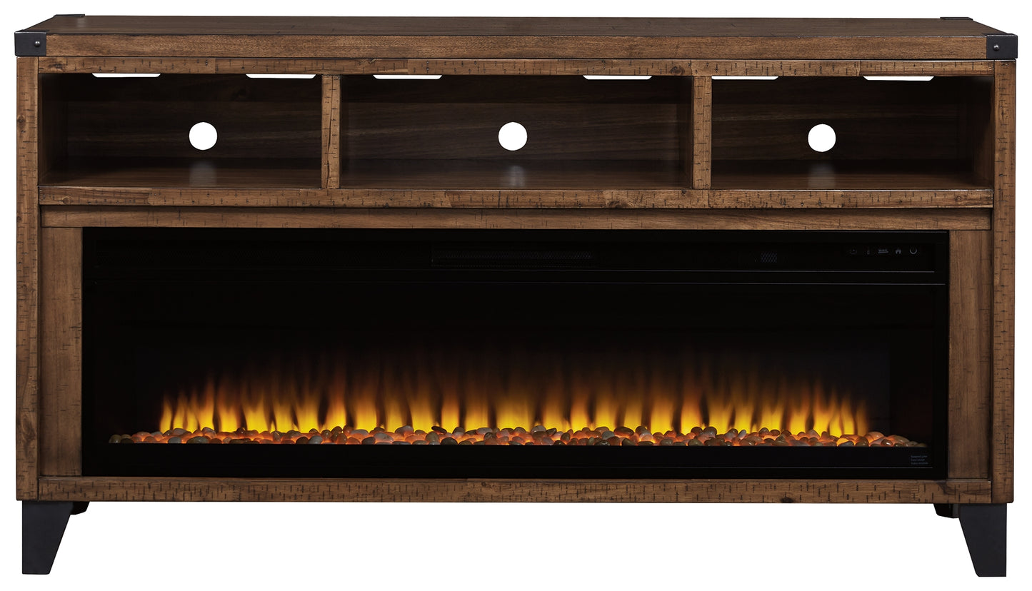 Royard 65" TV Stand with Electric Fireplace