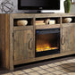 Sommerford 62" TV Stand with Electric Fireplace