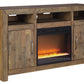 Sommerford 62" TV Stand with Electric Fireplace