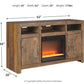 Sommerford 62" TV Stand with Electric Fireplace