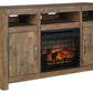 Sommerford 62" TV Stand with Electric Fireplace