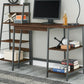 Soho Home Office Desk with Shelf